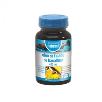 Óleo De Fígado De Bacalhau 400mg 90 Cápsulas